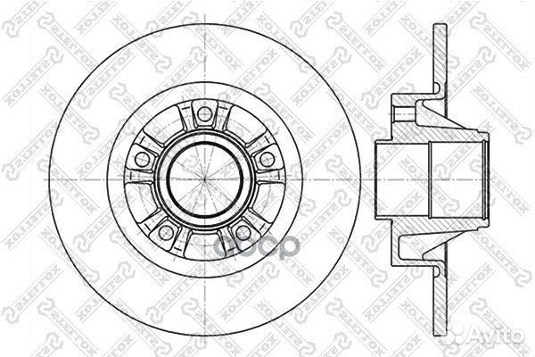 Диск тормозной renault/nissan trafic/primastar