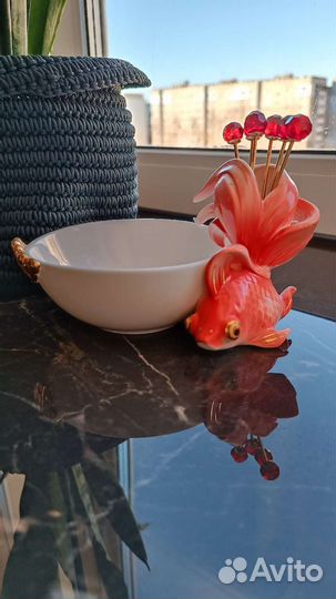 Lefard фарфор, серия Золотые рыбки