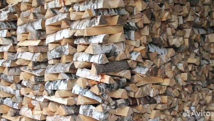 Дрова березовые. Колотые