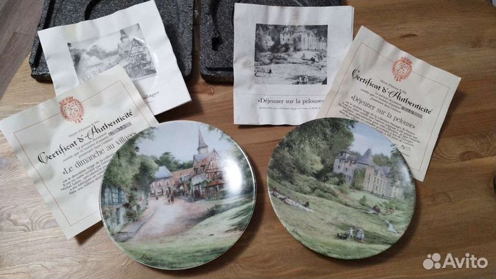 Коллекционные тарелки Limoges из каталога Bradex