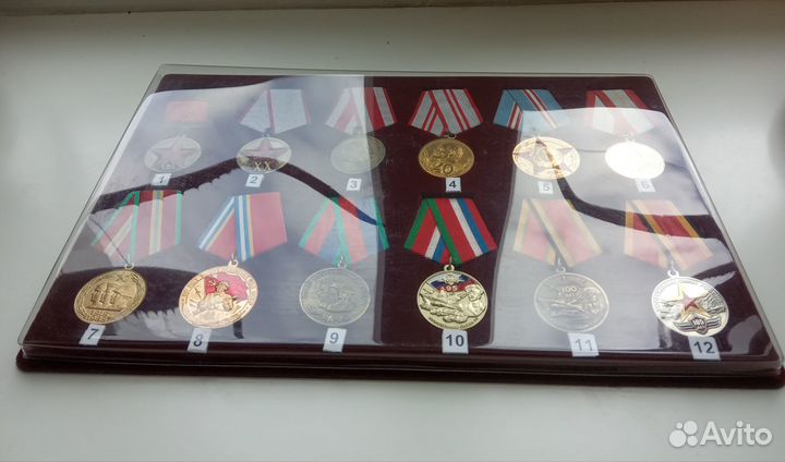 Набор юбилейных медалей с планшетом