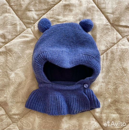 Шапка шлем журавлик (42-44 размер )