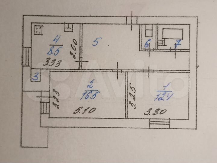 2-к. квартира, 55,9 м², 10/14 эт.