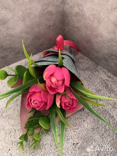 Букет из мыла ручной работы