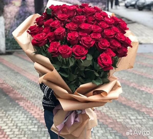 Большие розы Эквадор 51/101/151