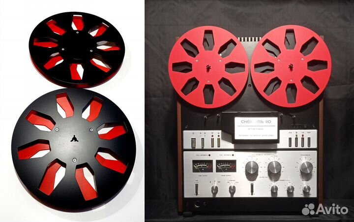 Катушки 22 см, цветные