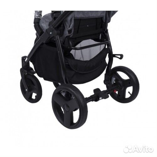 Коляска 3в1 tutis, как новая (серая с розовым)