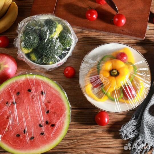 Пакеты крышки на резинке, мешочек 100 шт