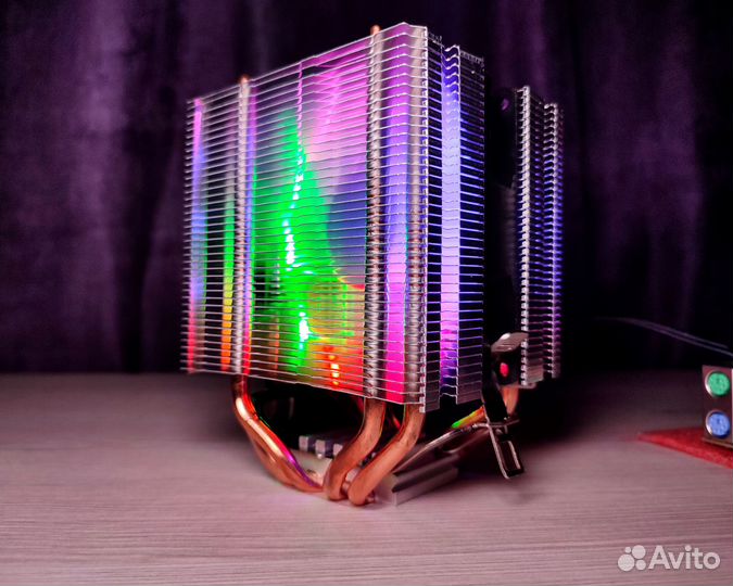 Башенный кулер 4 трубки 140W (для процессора)