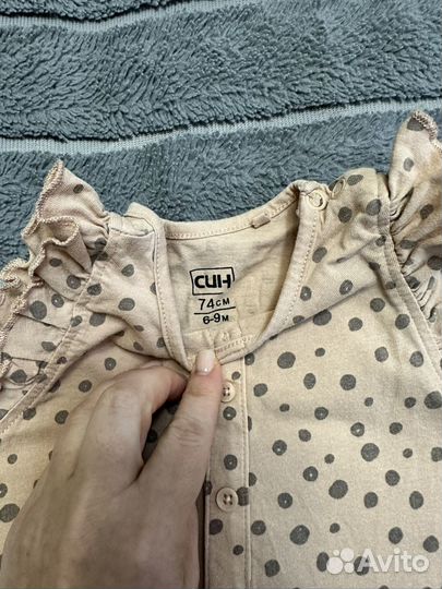 Комплект песочников на девочку 74