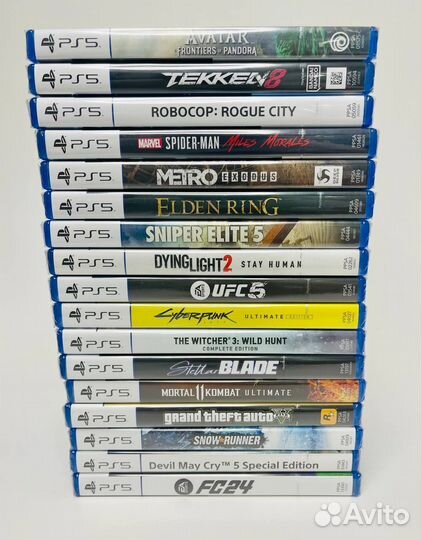 Игры на Sony playstation 5 диски