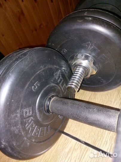 Гантели разборные barbell 29.5кг /штанга/гири