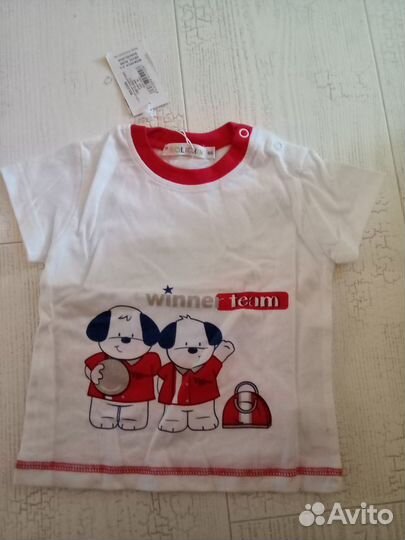 Футболка, жакет и брюки Bolichin красные на рост86