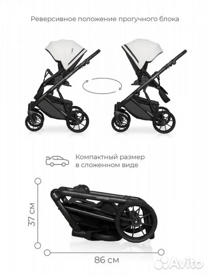 Коляска riko basic montana 3 в 1