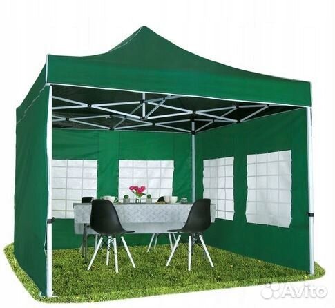 Шатёр / Палатка садовая Rot Service зеленая 3х4 м