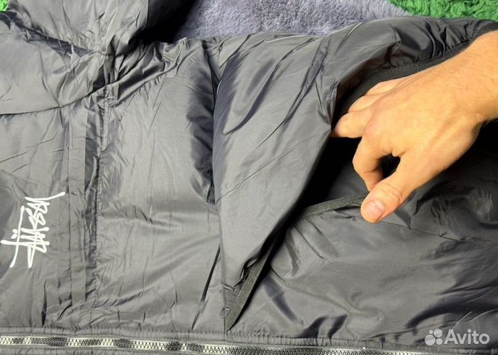 Пуховик Stussy micro ripstop (цена реальная )