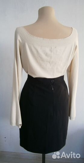 Escada by Margaretha Ley Винтаж Синяя юбка 40