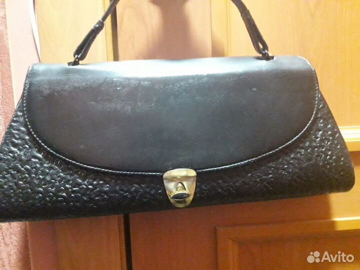 Сумка 40-50-х годов черная