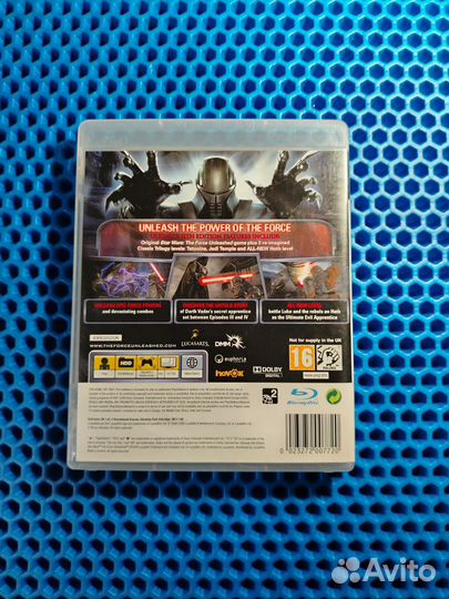 Диск Star Wars The Force Unleashed игра ps3