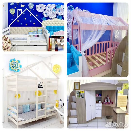 Кровать чердак домик. Мы в Волгограде на Схи