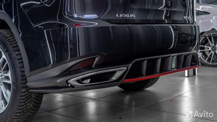 Диффузор на задний бампер Lexus RX 2021