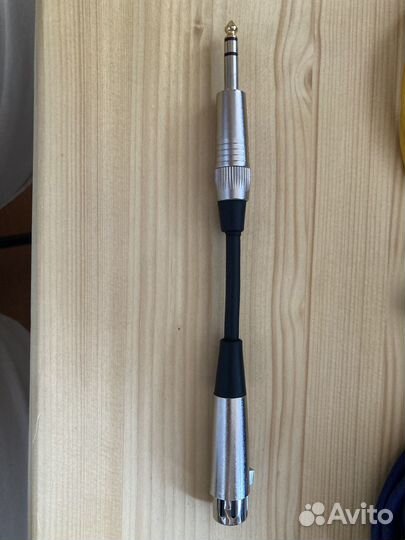 Провода и переходник xlr jack