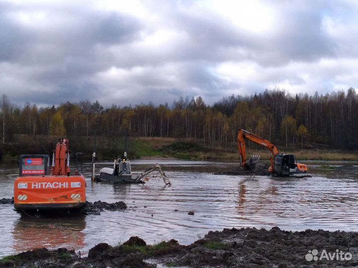 Услуги экскаватора и камаза
