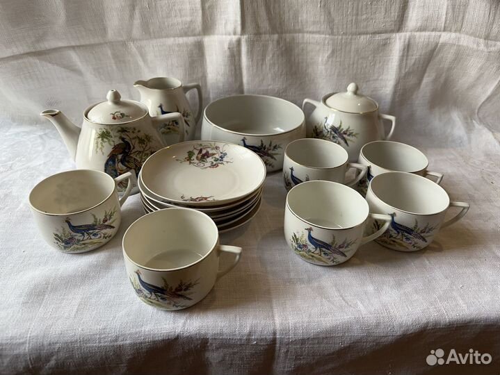 Чайный сервиз вербилки 1946-50г