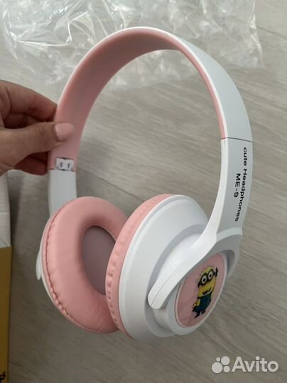 Беспроводные наушники детские новые