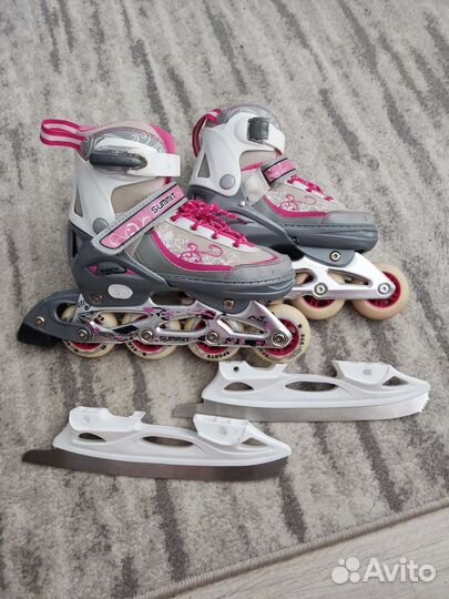 Роликовые коньки детские раздвижные