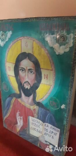 Икона Господь Вседержитель.Живопись