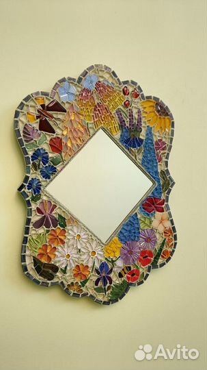 Зеркальное панно на стену