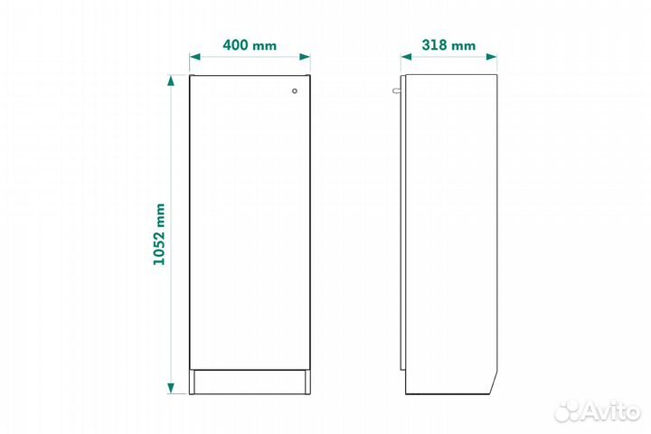 Стеллаж Вилли 106-40 с дверями 97