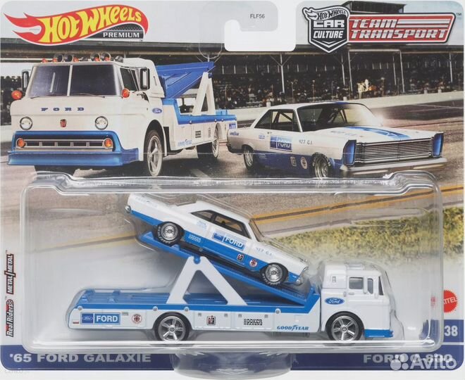 Hot Wheels '65 Ford Galaxie Team Transport