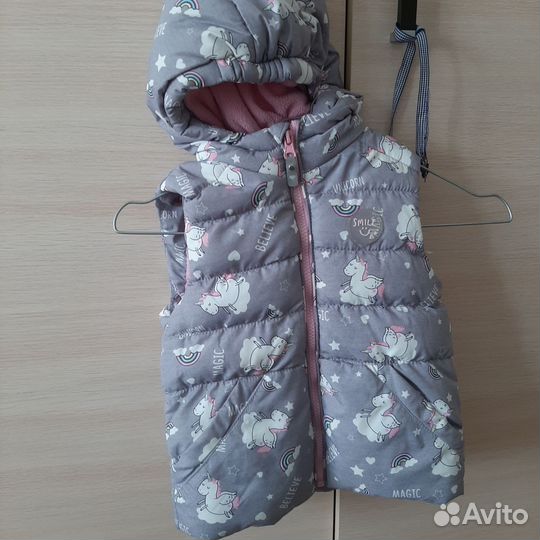 Детский жилет для девочки