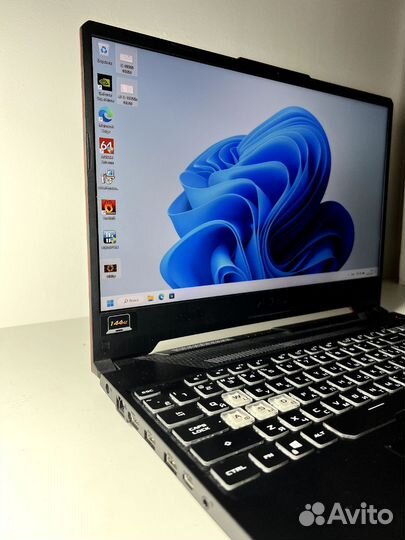 Игровой ноутбук asus tuf i5 10300 1650 16gb ssd