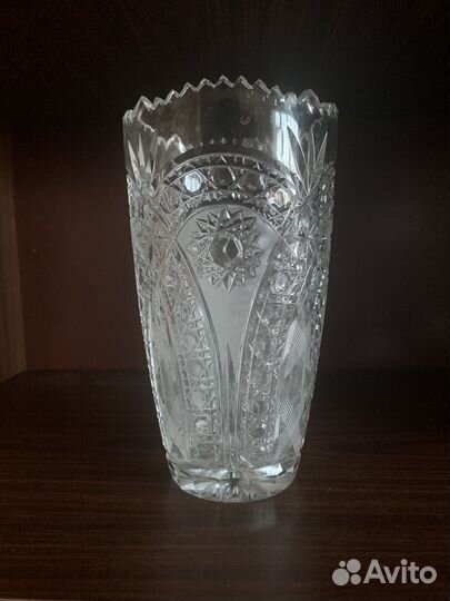 Ваза хрусталь