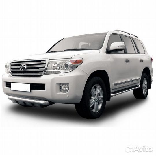 Защита переднего бампера land cruiser 200 (2013)