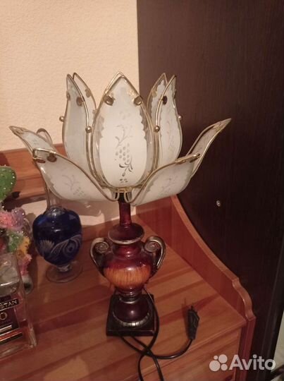 Лампа. Винтаж. Эмаль