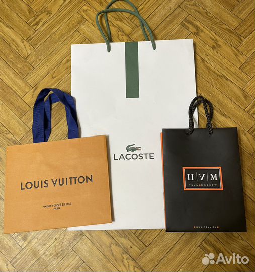 Брендовые пакеты оригинал