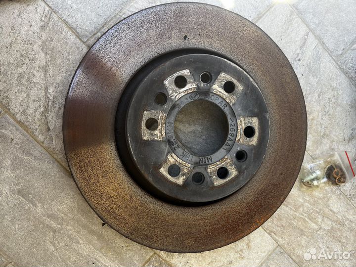 Комплект передней тормозной системы dodge RAM TRX