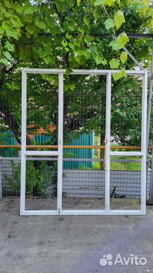 Дверь балконная пвх бу