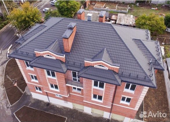 Металлочерепица Grand Line Kredo, 0,45 PE Zn 100