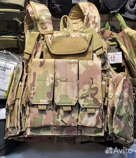 Тактический разгрузочный жилет c большими подсумка