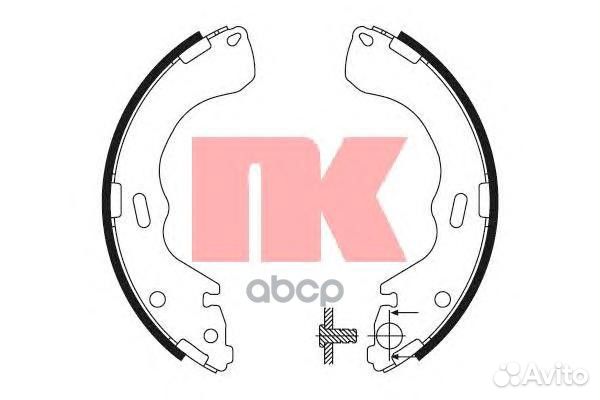 Комплект тормозных колодок 2732640 Nk