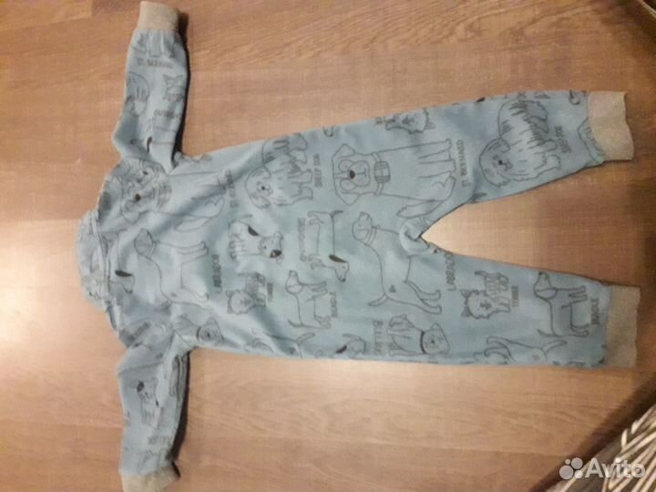 Комбинезон, флисовая поддева, шапка шлем