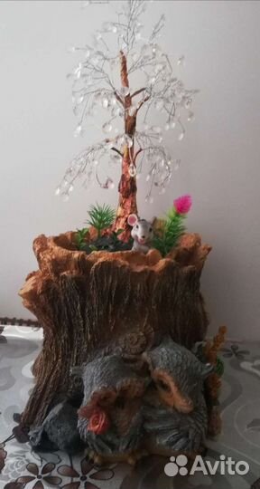 Деревья из бисера