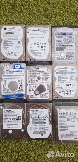 Жесткий диск/SSD для ноутбука и пк 2.5, 3.5