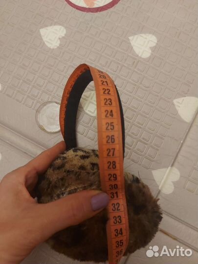 Меховые наушники для девочек