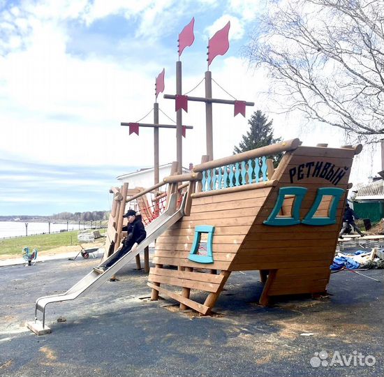 Детский игровой комплекс Корабль/производство маф